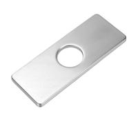 Zerodis 6 Inch Couvercle de Trou D'Évier, Acier Inoxydable 304 | Plaque d\'écusson de robinet, conception de montage sur pont, Base de joint antidérapante, mise à niveau de l\'évier de