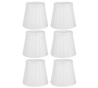 Zerodis Abat-jour Moderne en Tissu pour Lustre E14, Applique Murale ou Lampe de Bureau, avec Structure Métallique et Revêtement en Tissu, Idéal pour la Décoration Intérieure (chambre,
