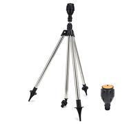 Zerodis Arroseur d'arrosage sur Pied, Arroseur Rotatif, Arroseur Automatique, Arroseur Rotatif Automatique avec Trépied, Buse d'arrosage à 360 Degrés pour l'irrigation Agricole du