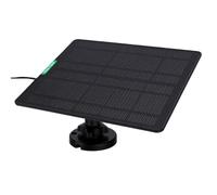 Zerodis Chargeur de Batterie Solaire, Sonnette ETFE 5,3 W 300 Cm DC3,5 | Film ETFE en Silicium Monocristallin, Interface DC3.5x1.35, Caméra de sécurité Extérieure étanche à la Pluie, Utilisation