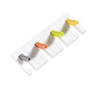 Zerodis Crochet Mural pour e Piano Cintre Mural en Plastique avec capacité de Charge de 5 Kg Installation Facile Support de Cintre Peu Encombrant pour Chambre à Coucher, Entrée, Salon, Bureau