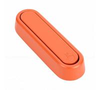 Zerodis Crochets Muraux Pliants, Gain de Place, Pliables à Plat contre le Mur, Crochets Pliables en Alliage de Zinc pour Manteaux, pour Salle de Bain, Cuisine, Chambre à Coucher (Bord rond orange mat)