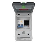Zerodis Disjoncteur Intelligent WiFi 63A Compteur D'énergie Contrôle par | de la tension actuelle, seuils de fuite de tension personnalisés, utilisation dans un atelier de sous-sol extérieur