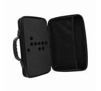 Zerodis Étui de Transport d'huiles Essentielles, Organisateur en Matériau EVA pour Bouteilles de 5 ML à 15 ML, Conception Adaptée aux Voyages avec Insert en Mousse et 60 Grilles (Black)