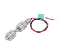 Zerodis Interrupteur à Flotteur à Double Bille en Acier Inoxydable 100 Mm, | 0-220 V Haute Tension, Câble 400 Mm, Capteur Résistant à la Corrosion, adapté à L'alarme de Piscine et D'aquarium