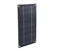 Zerodis Kit de Panneau Solaire Portable, Chargeur de Panneau Solaire Monocristallin avec Contrôleur de Charge 100 A, Câble d'extension et Clips de Batterie, pour Camping-car, Bateau, Voiture, Voyage
