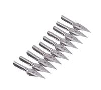 Zerodis Lot de 10 Pointes de Stylo Plume de Calligraphie en Métal, Pointes de Stylo Plume Remplaçables pour Croquis, Dessin de Bande Dessinée, Illustration, écriture, Débutants et Artistes (en