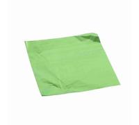 Zerodis Lot de 100 Emballages Multicolores en Aluminium pour Bonbons, 7,6 X 7,6 Cm, Couleurs pour Bonbons au Chocolat, Desserts, Fabrication de, Pâtisserie, Cadeaux de Fête (GREEN)