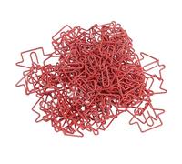 Zerodis Lot de 100 Trombones Décoratifs en Fil de Fer en Forme de Maison avec Boîte de Rangement pour Organiser des Documents, des Signets, des Fournitures de Bureau pour le Bureau, l'école, la