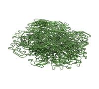 Zerodis Lot de 100 Trombones en Forme d'éléphant en Acier Inoxydable avec Boîte de Rangement pour Scrapbooking et Marque-pages pour étudiants, Enseignants et Organisateurs de Bureau (GREEN)