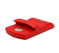 Zerodis Lot de 2 Ouvre-bocaux Magnétiques, Aimant Puissant, Couvercles à Bouche Large et Régulière, Libère Instantanément le Joint Sous Vide, sans Contrainte de Torsion pour les Mains (rouge)