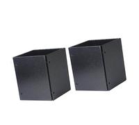 Zerodis Lot de 2 Protecteurs de Poteaux de Boîte aux Lettres, Protecteur de Base de Poteau Réglable en Acier Inoxydable, Convient aux Poteaux de 3,3 à 6 Pouces, Protège Contre la Pluie et