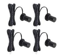Zerodis Lot de 4 spots LED mini projecteurs USB à intensité variable pour vitrine, porche ou entrée, lumière d'ambiance 5V