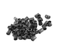 Zerodis Lot de 50 Supports de Lampe LED en Nylon Noir pour Installation de Circuits Imprimés, Montage Stable et Disposition Soignée, 3 Mm, 5 Mm, 8, 10, Noir (10mm)