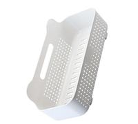 Zerodis Panier de Rangement Mural en Plastique, Panier de Rangement Mural en Plastique sans Poinçonnage, de qualité Supérieure, Gain de Place, Forte capacité de Charge, pour Salle de Bain, Balcon,