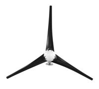 Zerodis Petit Générateur éolien, Kit d'éoliennes 1200 W avec Rotor en Fibre de Nylon à 3 Pales, Générateur à Aimant Permanent AC triphasé, Démarrage 2,0 M/s, pour Utilisation Domestique, Agricole,