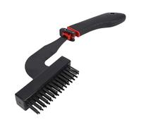 Zerodis Poignée de Scie Alternative Brosse de Nettoyage Manuelle Fixation de Brosse Métallique avec Interface en Alliage D'aluminium pour L'élimination des Coulis de Peinture Antirouille