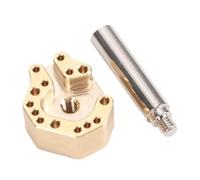 Zerodis Pointe de Fer à Souder pour Joystick, Buse à Dessouder et Kit D'adaptateur Multi-trous en Alliage de Cuivre plaqué Cr pour une Réparation Professionnelle Rapide du Contrôleur NS