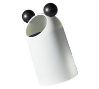 Zerodis Poubelle PP avec Pédale pour Chambre à Coucher, Poignée de | Poubelle en PP avec pédale pour chambre à coucher, poignée de transport bidirectionnelle robuste, 8L en plastique, salon