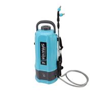 Zerodis Pulvérisateur de Pelouse sans Fil, Pulvérisateur à Dos alimenté par Batterie avec Batterie de 2000 MAh, 5 Buses Réglables, Sangles Rembourrées Confortables pour Le Jardin, Le (Prise UE 8L)