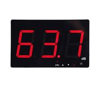 Zerodis Sonomètre Professionnel avec Seuils d'Alarme Fixés Décibelmètre Numérique LCD Portable 30~130 DB Décibel Testeur de Mesure de Bruit avec Enregistreur de Données
