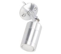 Zerodis Spot LED Mini LED Vitrine Applique Murale Dimmable Vitrine Spot Angle Réglable Lumière pour Bijoux Armoires Étagères Argent AC 220V (Lumière Blanche Positive 6000K)