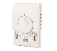 Zerodis Thermostat de Climatisation Centrale Réglage Précis de la | Thermostat manuel avec trois vitesses de ventilateur Double modes de chauffage et de refroidissement Capteur mécanique sans