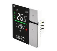 Zerodis Thermostat Intelligent, Précision ±1°C, Programmable Mural | Boîtier PC ABS, Contrôle par Application, Utilisation du Chauffage de la Chaudière, Contrôleur de Chauffage au Sol,