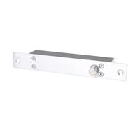 Zerodis Verrou électrique à Pêne Dormant 12V NC à sécurité Positive, Verrou électronique à Mortaiser avec Temporisation pour le Contrôle D'accès des Portes -feu en Bois, Verre et métal.