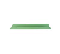 ZeroInox Zoi Slash Étagère murale en acier verni, design moderne avec relevage, fabriquée en Italie, taille S/taille L, vert d'eau, S (L 45 x P 7 x H 6 cm)