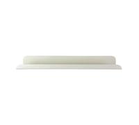 ZeroInox Zoi Slash Étagère murale en acier verni, design moderne avec relevage, fabriquée en Italie, taille S/taille L, blanc, S (L 45 x P 7 x H 6 cm)