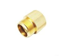zeroupshop Adaptateur de gaz en laiton CGA600 vers 7/16Z - Convertisseur de cartouche à vis pour réchaud de camping - Bidon de butane - Économiseur de carburant - 85 g