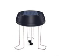Zeroupshop Aérateur d'eau solaire 5 V 0,5 W pour fontaine de bassin à oiseaux pour extérieur résistant aux intempéries ABS U L Support sans pile