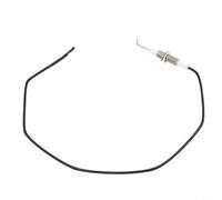 Zeroupshop Bouton d'allumage piézoélectrique de 18 mm pour barbecue à gaz, cheminée, poêle, allumage électrique, allumage rapide, installation facile, 1 unité (point étincelant)