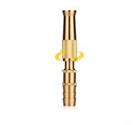 Zeroupshop Buse de pulvérisation en cuivre robuste, connecteur de tuyau d'eau réglable haute pression, pour lavage de voiture, jardin, terrasse, jet de douche, paramètres de brume de 9,7 cm (A)
