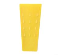 Zeroupshop Cale à bois en plastique, pour tronçonneuse, insert triangulaire d'abattage d'arbre, pour fendre et bûcher efficacement, accessoire de scie, pour coupes de 12,7 cm, 20,3 cm, 25,4 cm, jaune