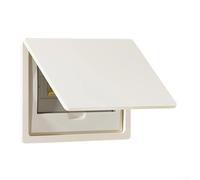 Zeroupshop Couvercle de boîte de distribution pour compteur électrique 45 x 35 cm - Bois et plastique - Pour compteur électrique et multimédia - Boîtes à faible courant - Avec couvercle rabattable