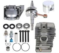 Zeroupshop Cylindre de tronçonneuse pour piston 46 mm compatible avec équipement électrique MS290 MS390 Pièce de rechange haute performance pour outils de coupe forestière (C)