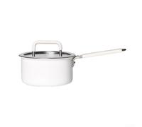 Zeroupshop Faitout Yukihira en titane non revêtu de 34 cm pour une cuisine | Construction en titane pur, taille de 34 cm, design léger, résistant à l'usure, outil de cuisine durable