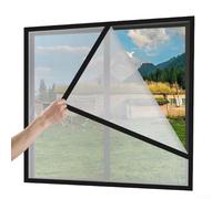 Zeroupshop Film isolant en PVC double épaisseur 4 mm pour protection contre la chaleur, rideau thermique transparent, avec ajustement autocollant, pour la maison, le bureau, la cuisine, la chambre