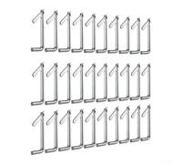 zeroupshop Goupilles Échafaudage Galvanisées 30pcs Acier | Acier galvanisé pour robuste, résistance , fixation sécurisée, pour idéal construction lourde