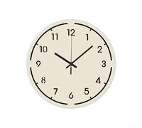 Zeroupshop Horloge murale numérique en acrylique 30 cm, silencieuse, sans tic-tac, horloge à quartz pour fonctionnement à piles, design créatif, pour salon, chambre à coucher, bureau, décoration