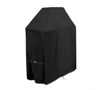 Zeroupshop Housse de protection imperméable pour cheminée d'extérieur de 91,4 x 61 x 144 cm de haut, avec cordon de serrage et poignées, pour terrasse résistante aux intempéries (600D)