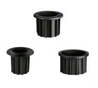 zeroupshop Inserts réducteurs de base de parasol 32 mm 38 mm 48 mm adaptateurs en plastique pour parasol de jardin, tuyau de terrasse