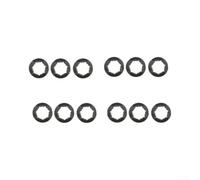 zeroupshop Jante pour chaîne pour robuste 6 Dents pour Scie pour jonsered Noire(12pcs)