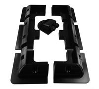 Zeroupshop Kit de 7 supports de montage de panneau solaire, avec presse-étoupe, supports d'angle en ABS sans perçage, pour caravane, bateau, camping-car, toit compatible avec panneaux de 20 W-200 W