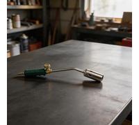 Zeroupshop Kit de poignée de lance-flammes à interrupteur unique, avec buse en acier inoxydable et valve en cuivre pur, pour brûler les poils de porc pour la cuisson en plein air 40 cm ou 50 cm (type