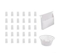Zeroupshop Kit de remplacement pour skimmer de piscine, avec couvercle de porte de déversoir 8926, panier 8928 et 30 chaussettes filtrantes, pour nettoyage de piscines enterrées et hors sol
