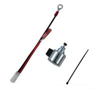Zeroupshop Kit de réparation solénoïde pour carburateur d'arrêt de carburateur, compatible avec les moteurs AM128242 12-757-09 12-757-33, convient aux moteurs CH11-CH16 CV11-CV16, 4 pièces de rechange