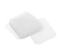 Zeroupshop Lot de 10 rubans adhésifs double face réutilisables de 6 cm, transparents, non marquants, pour carrelage, verre, marbre, bois, acier inoxydable, tenue forte